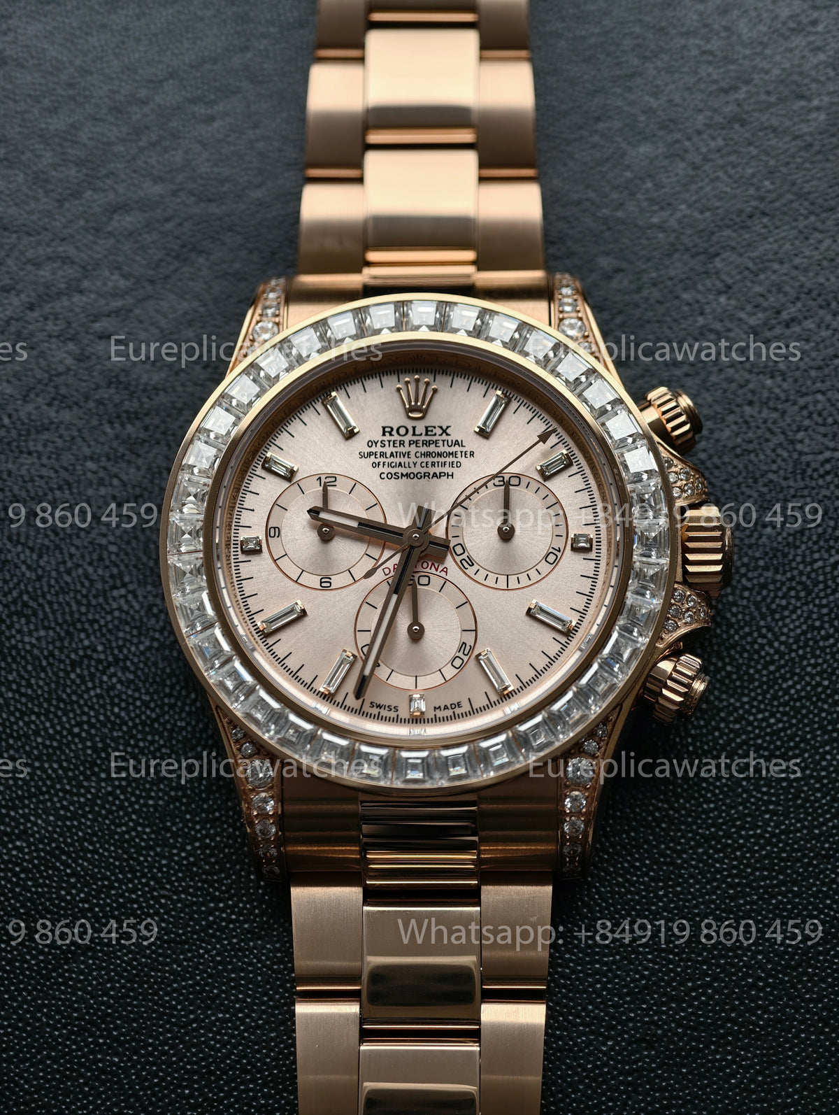 BDS Factory Rolex Cosmograph Daytona 116595 Rose Gold – 4130 Movement