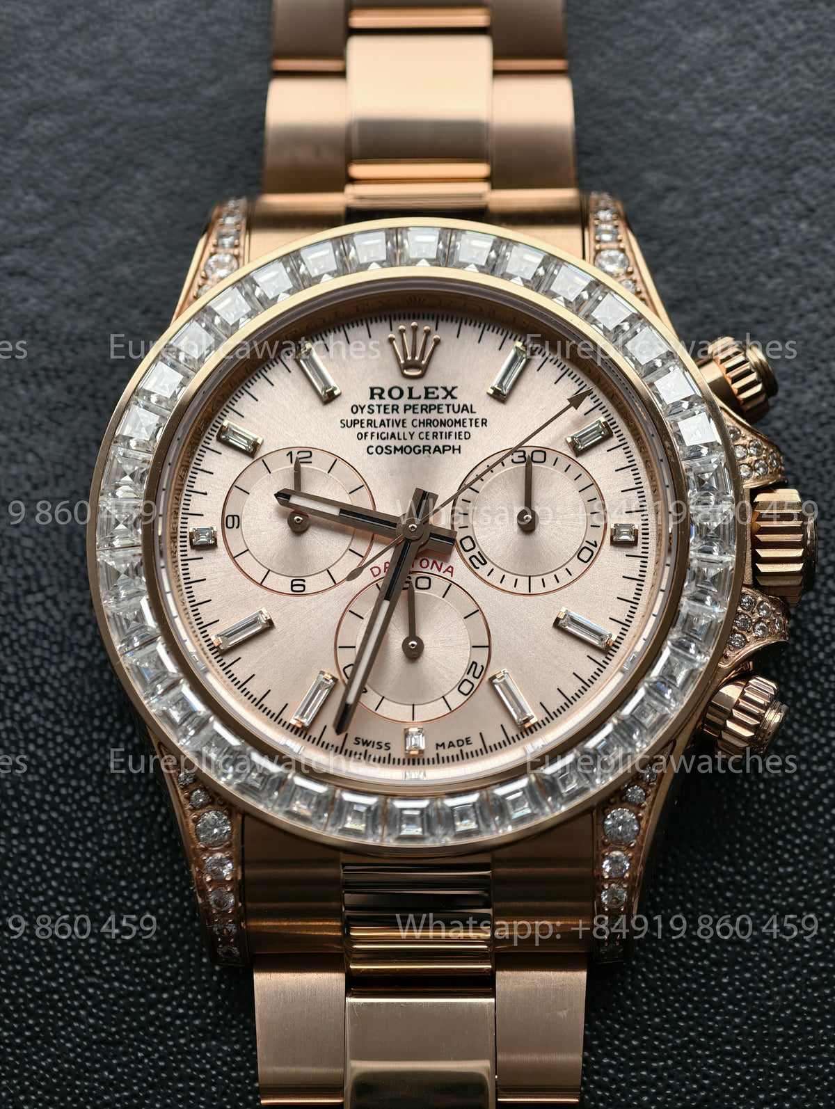 BDS Factory Rolex Cosmograph Daytona 116595 Rose Gold – 4130 Movement