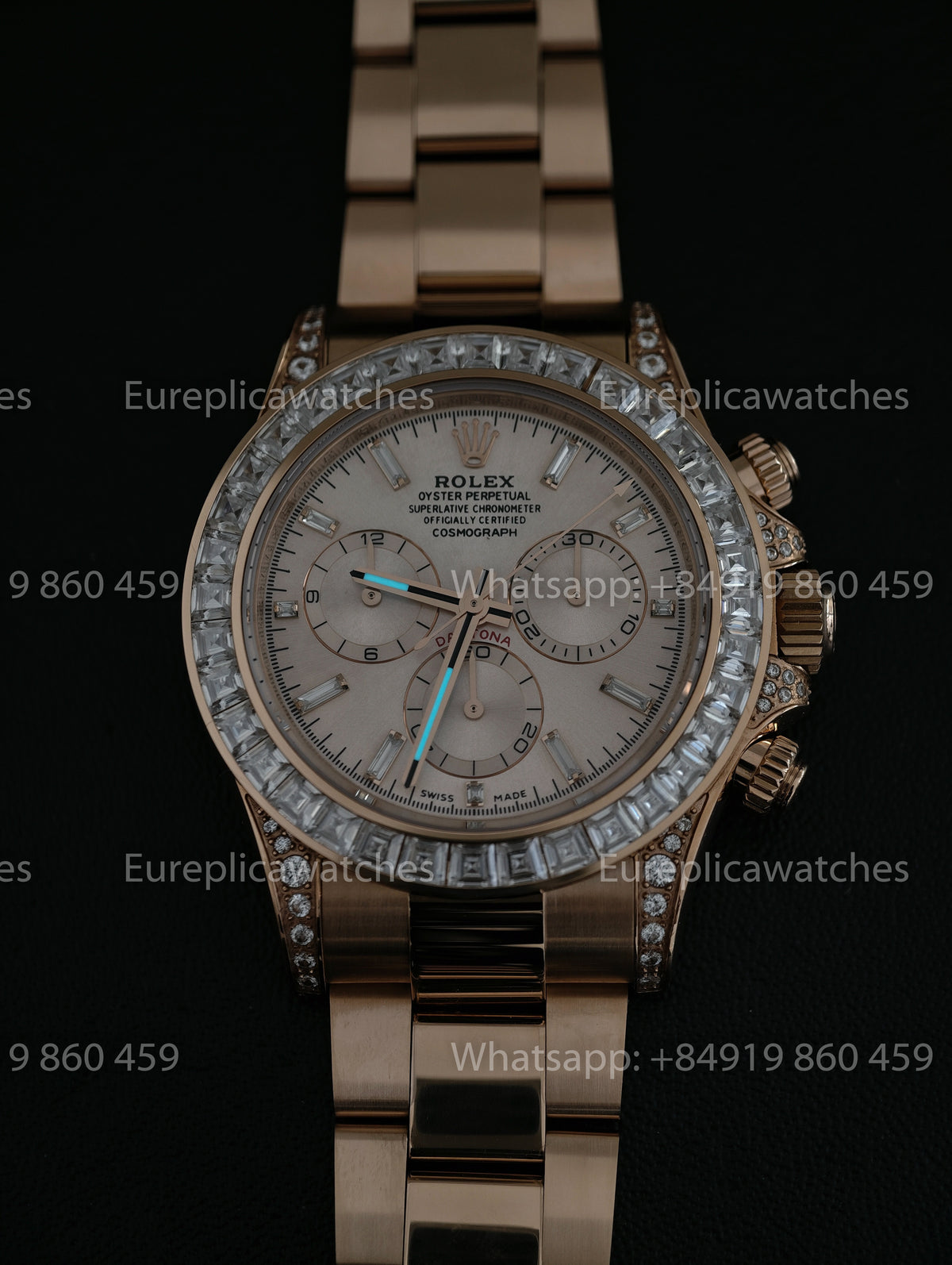 BDS Factory Rolex Cosmograph Daytona 116595 Rose Gold – 4130 Movement