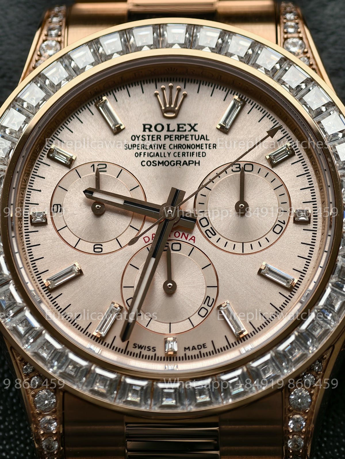 BDS Factory Rolex Cosmograph Daytona 116595 Rose Gold – 4130 Movement