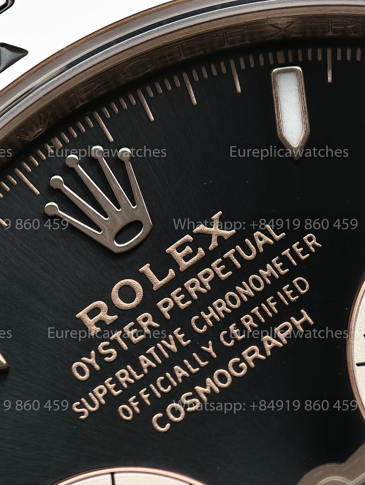 BDS Factory Rolex Cosmograph Daytona 126505-0001 Black Dial – Full-Weight Everose Rose Gold Edition