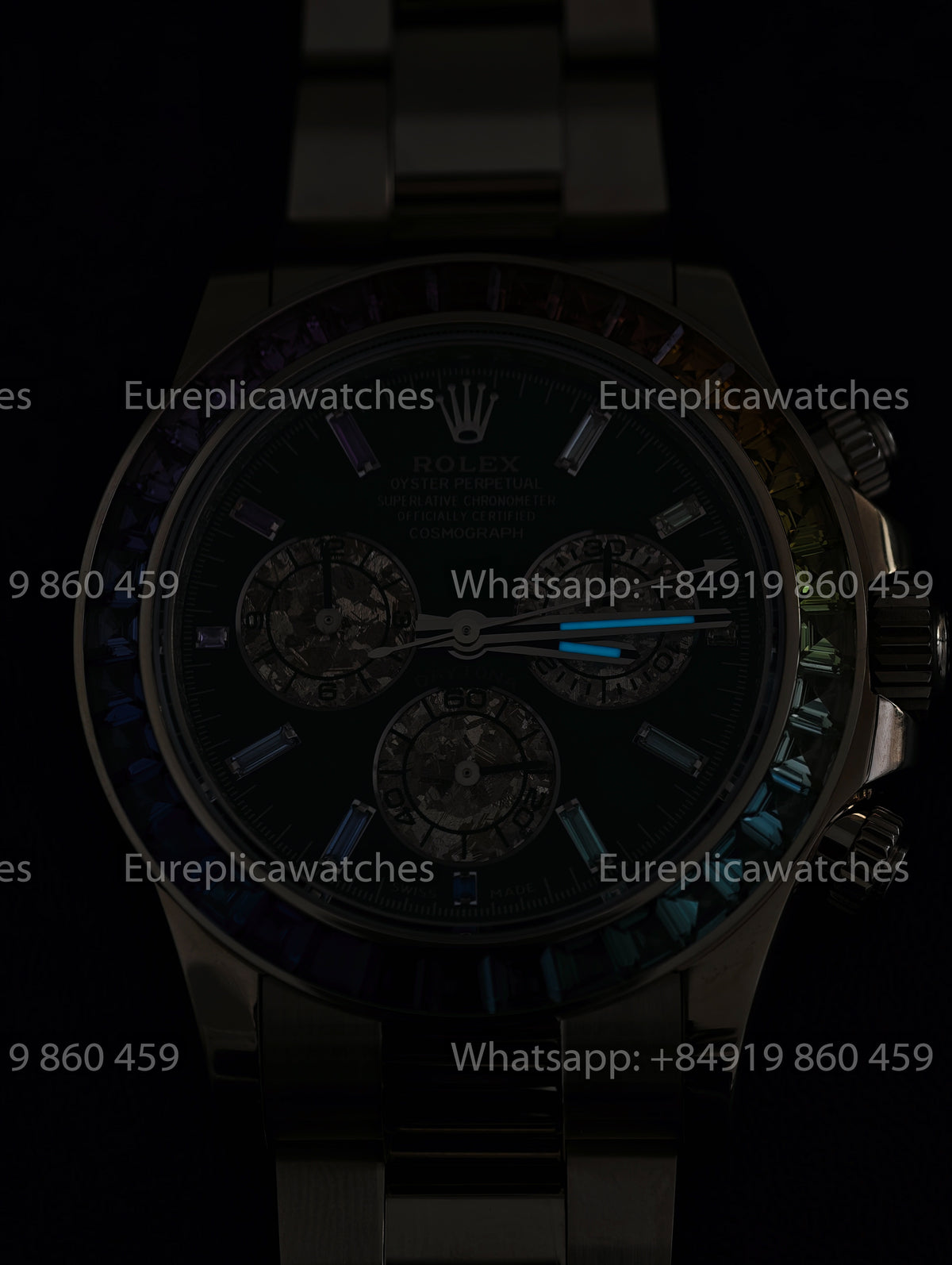 BDS Factory Rolex Cosmograph Daytona Rainbow 116595RBOW Rose Gold 4130 Movement