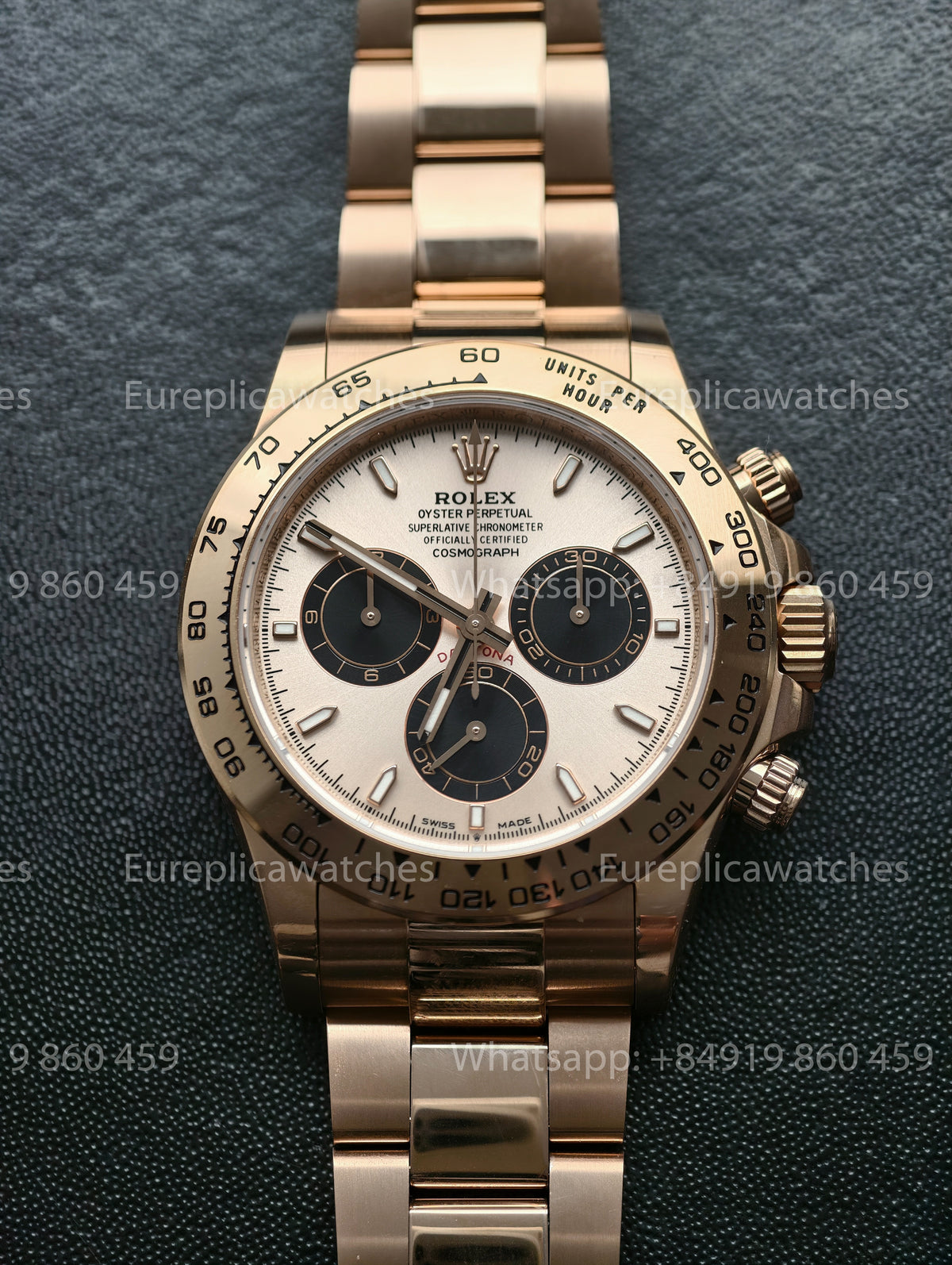 BDS Factory Rolex Cosmograph Daytona 126505 Sundust Dial Rose Gold – Full-Weight Edition