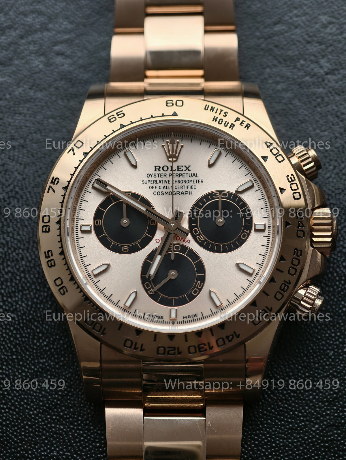 BDS Factory Rolex Cosmograph Daytona 126505 Sundust Dial Rose Gold – Full-Weight Edition
