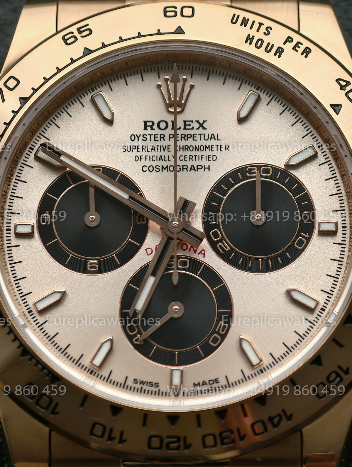 BDS Factory Rolex Cosmograph Daytona 126505 Sundust Dial Rose Gold – Full-Weight Edition