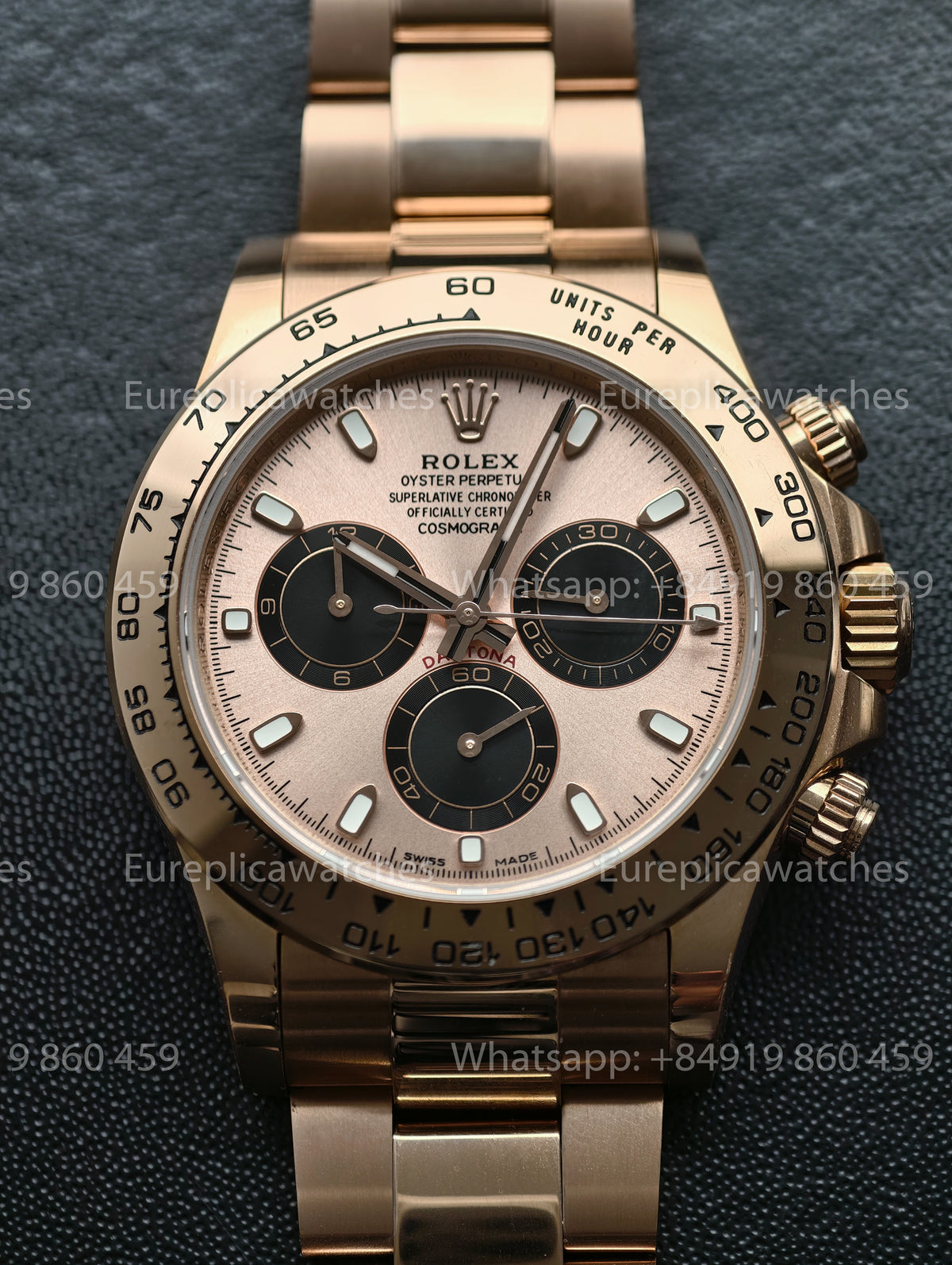BDS Factory Rolex Cosmograph Daytona 116505 Sundust Dial Rose Gold – Full-Weight Edition