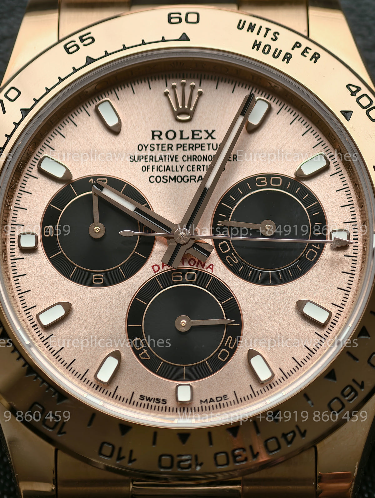 BDS Factory Rolex Cosmograph Daytona 116505 Sundust Dial Rose Gold – Full-Weight Edition