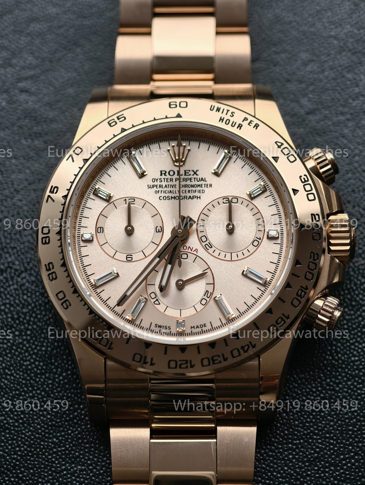 BDS Factory Rolex Cosmograph Daytona 40mm 116505-0017 Everose Gold – Full-Weight Edition