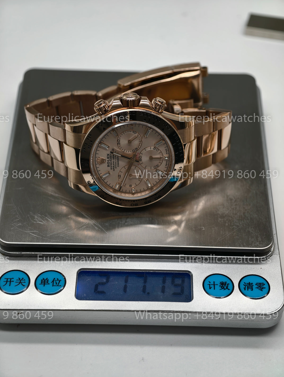 BDS Factory Rolex Cosmograph Daytona 40mm 116505-0017 Everose Gold – Full-Weight Edition