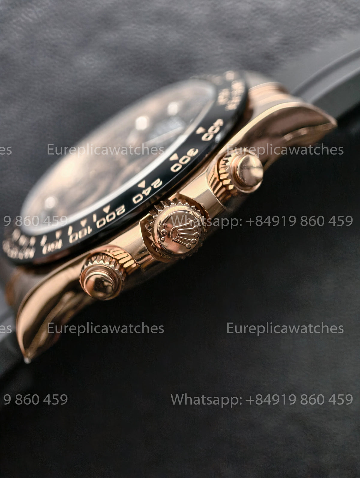 BDS Factory Rolex Cosmograph Daytona 116515LN Rose Gold Black Diamond Dial – Full-Weight Edition