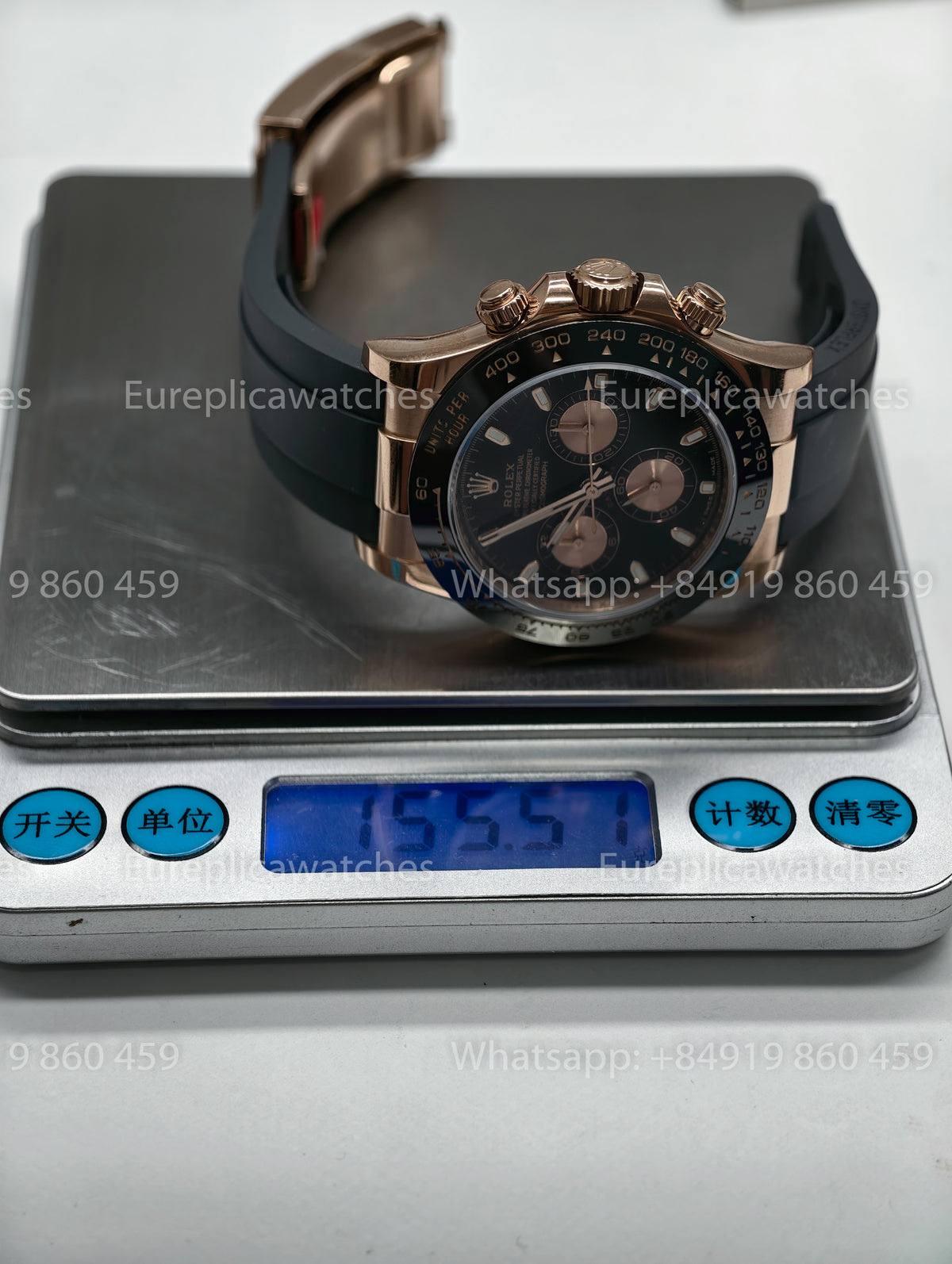 BDS Factory Rolex Cosmograph Daytona 116515 Rose Gold Black Dial – Full-Weight Edition