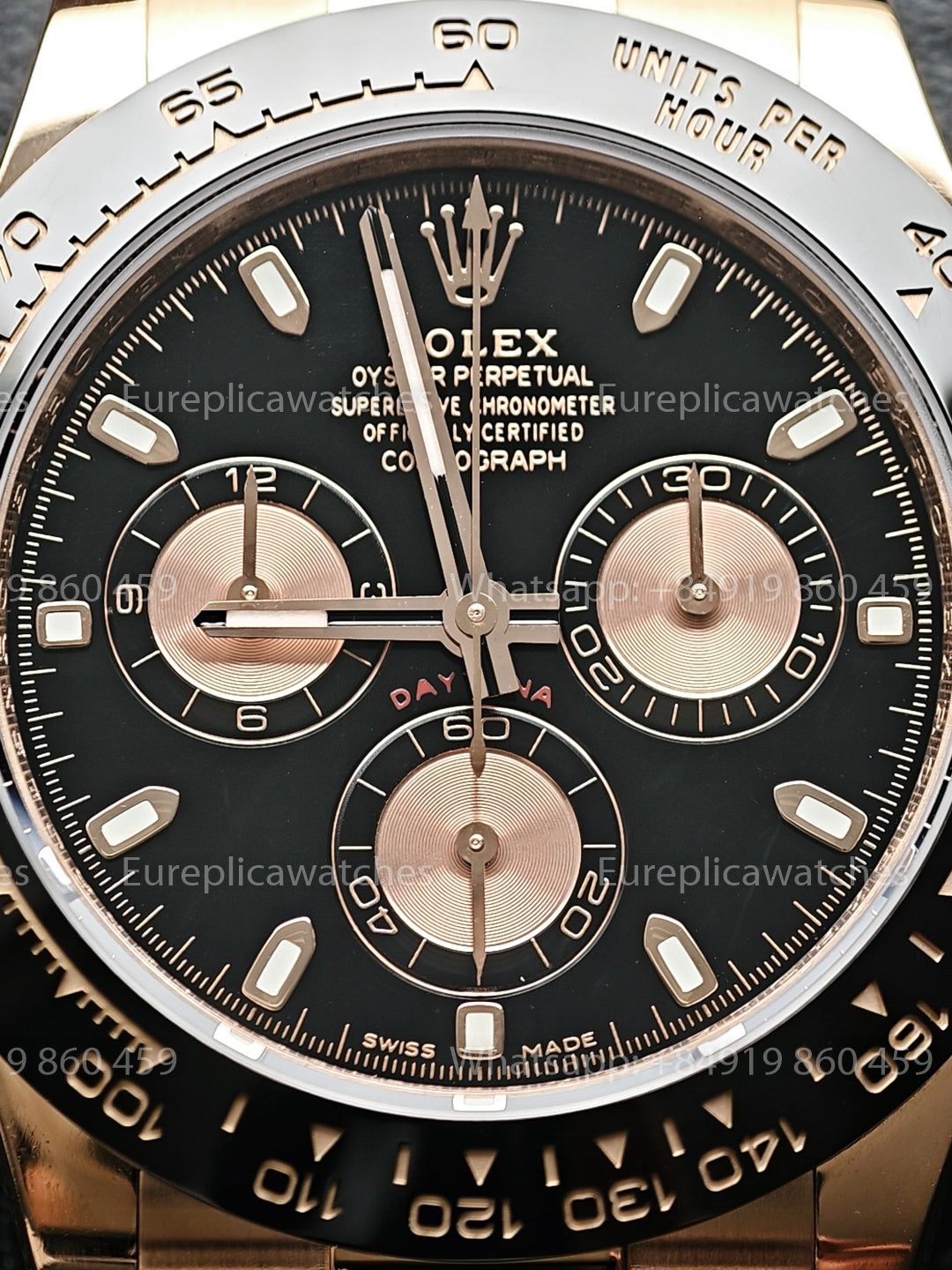 BDS Factory Rolex Cosmograph Daytona 116515 Rose Gold Black Dial – Full-Weight Edition