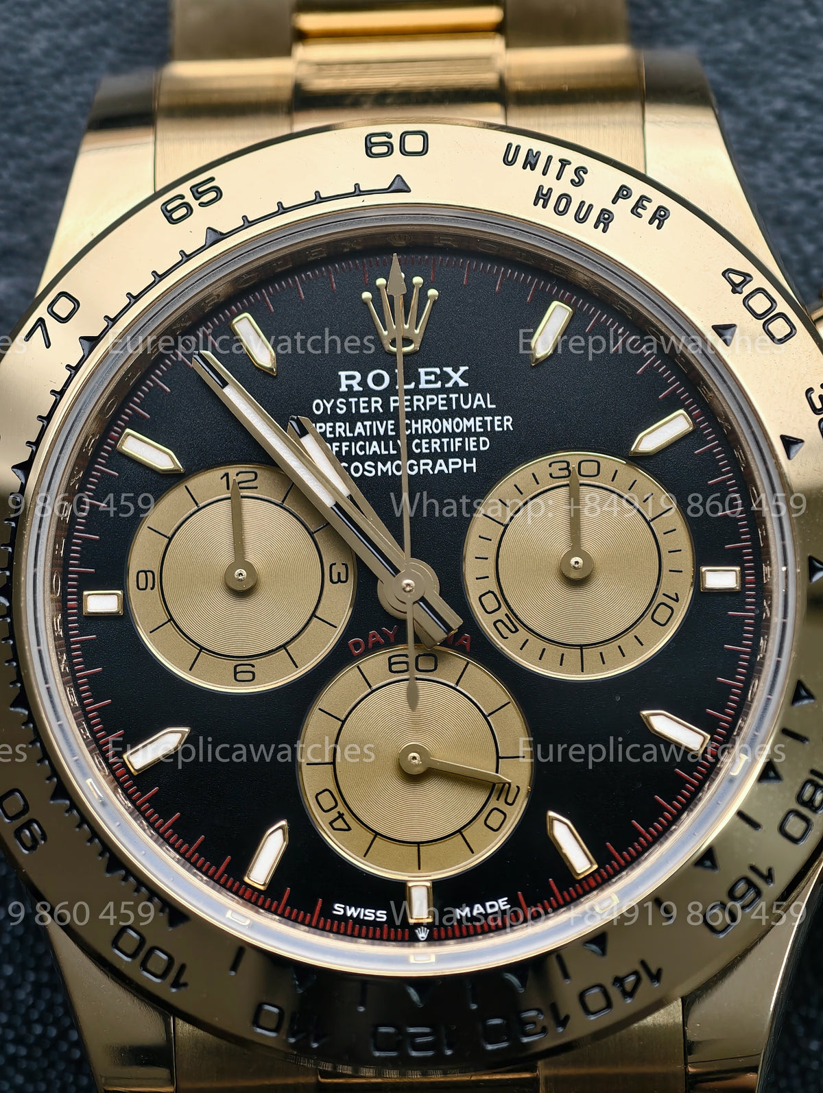 BDS Factory Rolex Cosmograph Daytona 126508-0002 Yellow Gold Black Dial 2023 – Full-Weight Edition