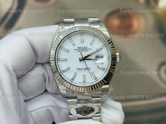 WKD Factory Rolex Datejust 41mm White Dial 126334-0010