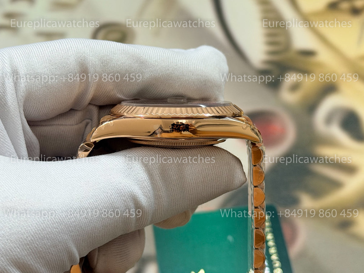 VSF Rolex Day-Date 40 228235-0003 Chocolate Baguette Dial – VS Factory