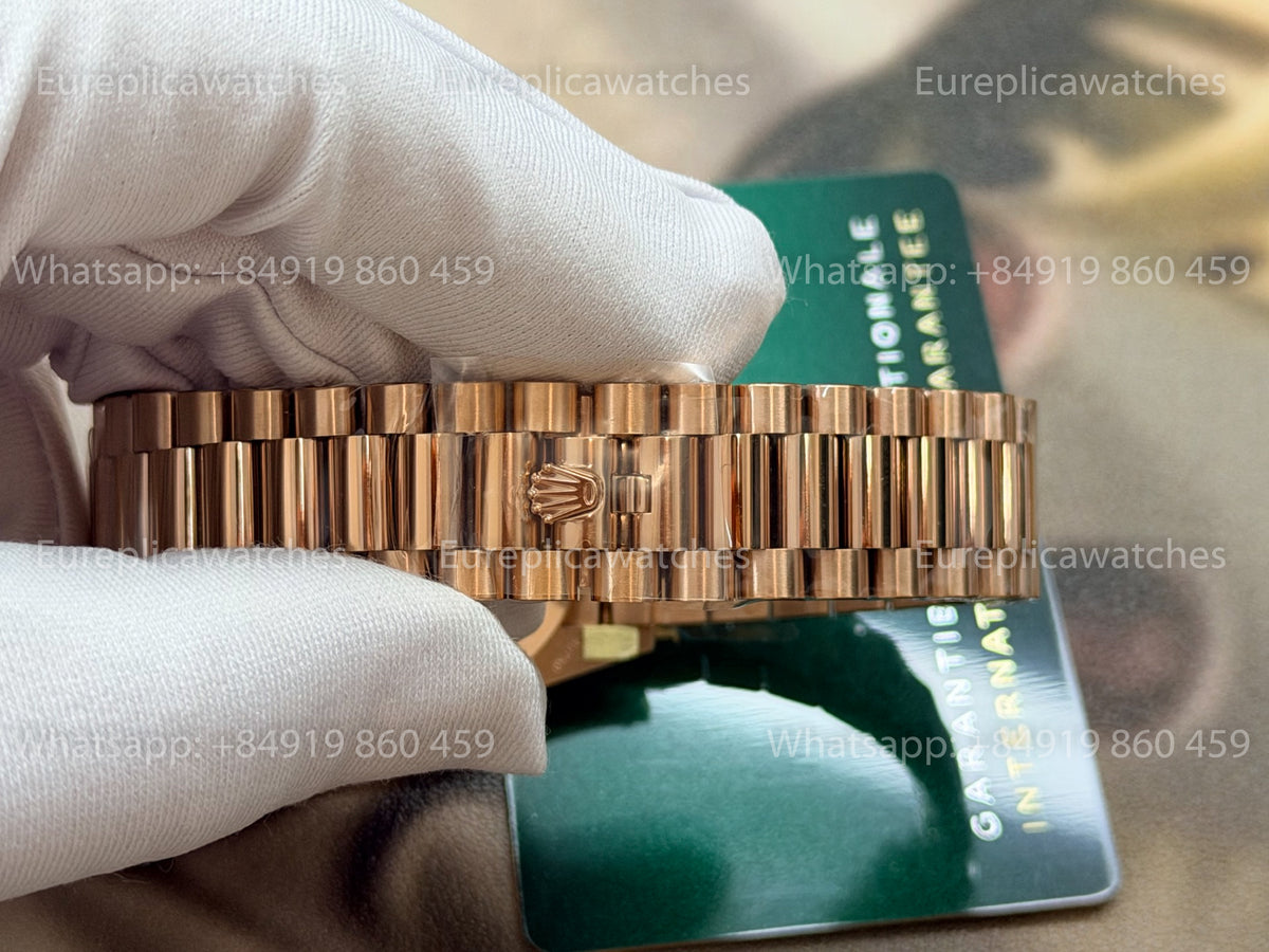 VSF Rolex Day-Date 40 228235-0003 Chocolate Baguette Dial – VS Factory