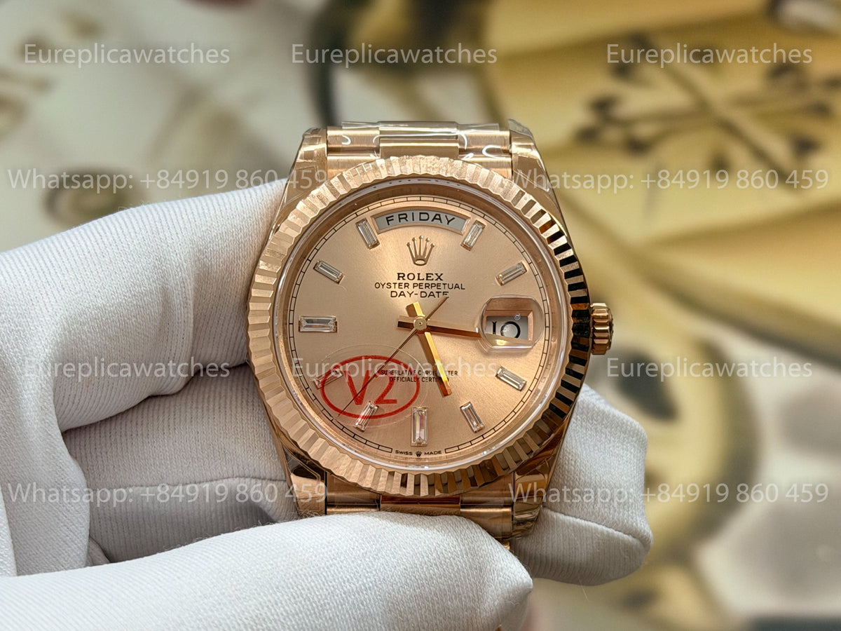 VSF Rolex Day-Date 40 228235-0004 Rose Gold Dial – Everose Gold VS Factory