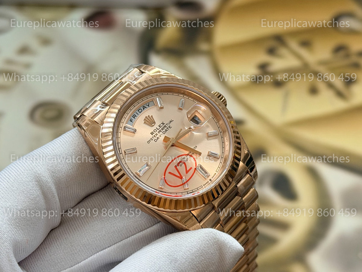 VSF Rolex Day-Date 40 228235-0004 Rose Gold Dial – Everose Gold VS Factory