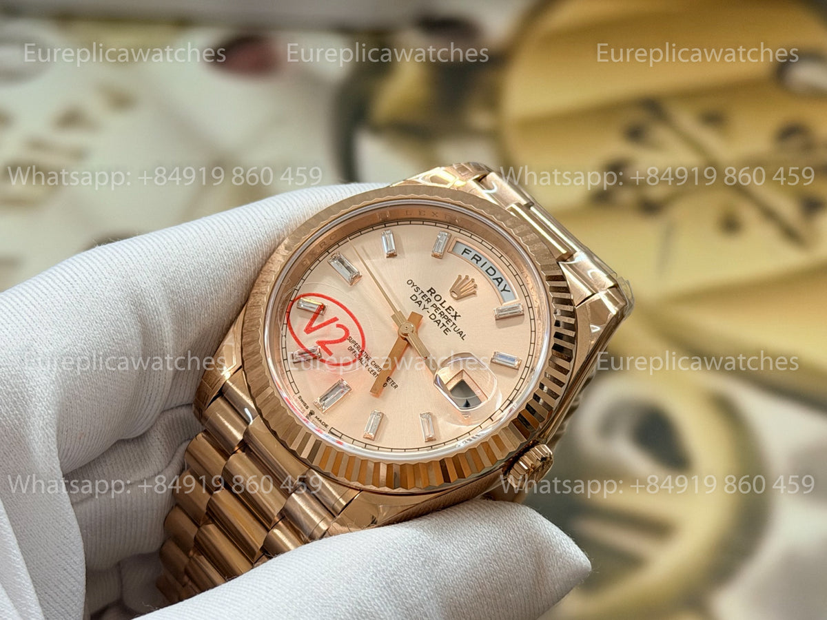 VSF Rolex Day-Date 40 228235-0004 Rose Gold Dial – Everose Gold VS Factory