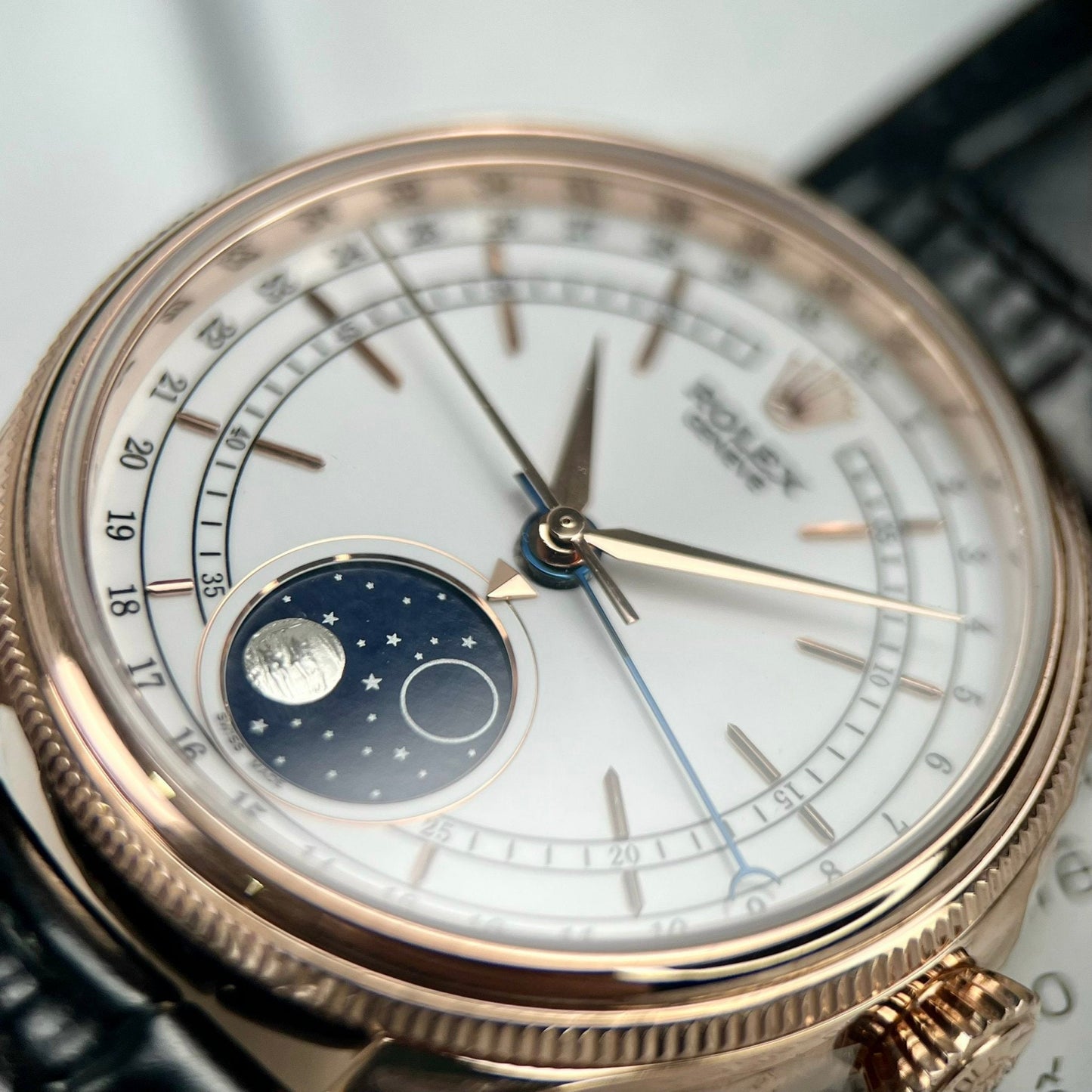 Rolex Cellini Moonphase 50535 18 Karat Roségold gefüllt KZ Factory