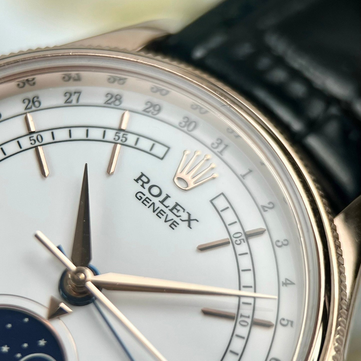 Rolex Cellini Moonphase 50535 18 Karat Roségold gefüllt KZ Factory