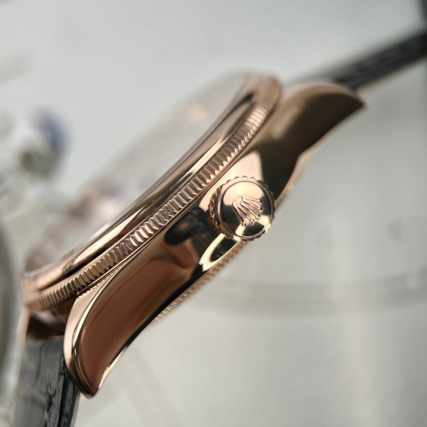 Rolex Cellini Moonphase 50535 18 Karat Roségold gefüllt KZ Factory