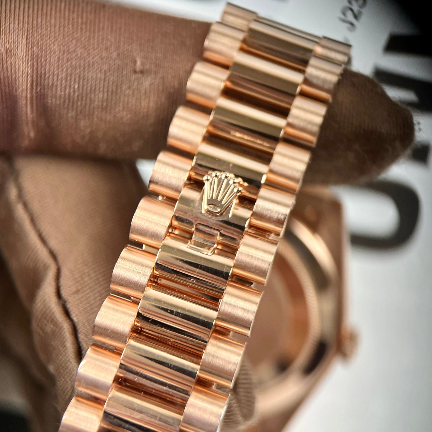 Rolex Oyster Day-Date 40 mm Chodmip 228235 beschichtet mit 18 Karat Roségold, beste 1:1-Edition, 130 Gramm
