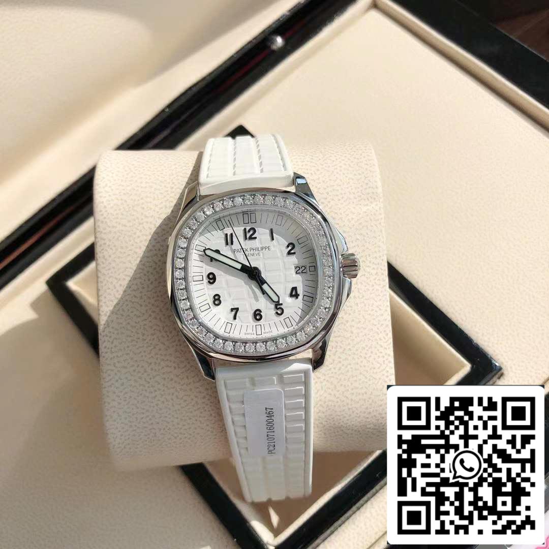 Patek Philippe Aquanaut 5267/200A-010 and diamond Bezel - Swiss Origin ...