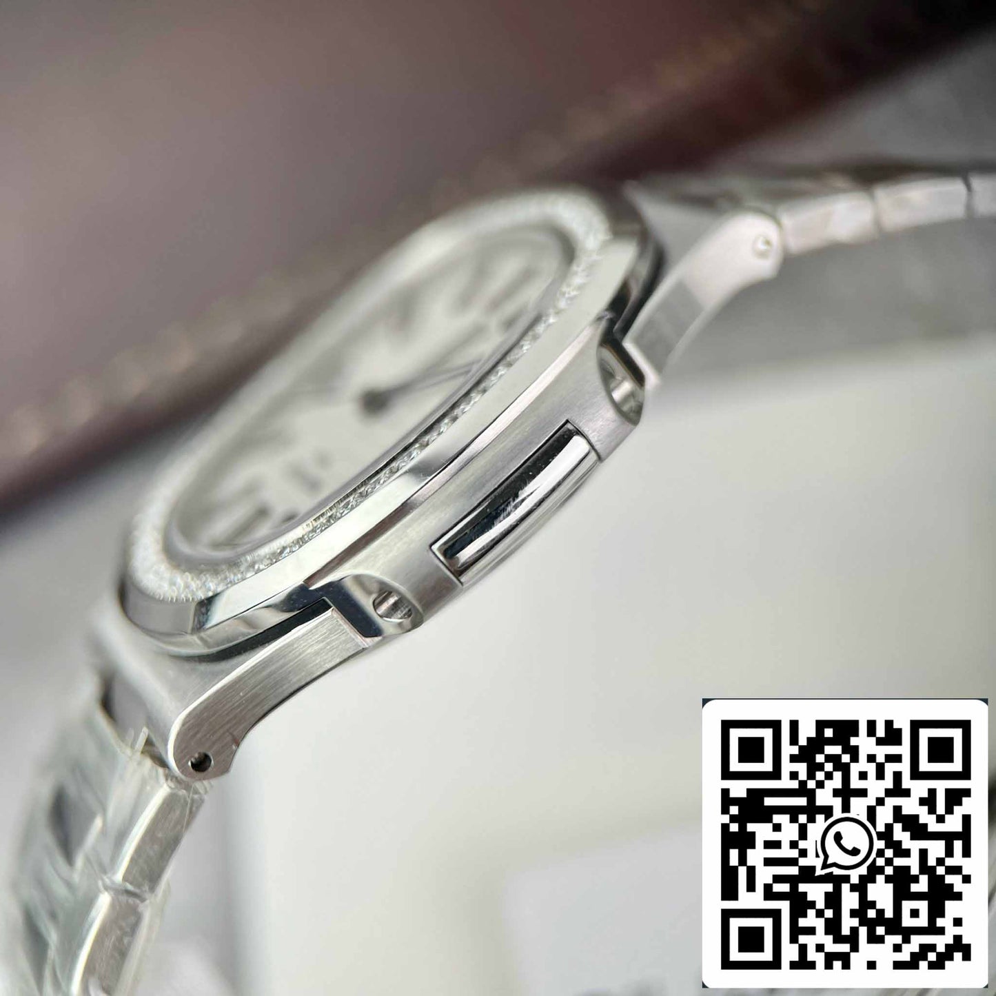 Patek Philippe Nautilus 5711/1A-011 Beste 1:1 Edition PPF Factory Custom Diamonds Moissanit