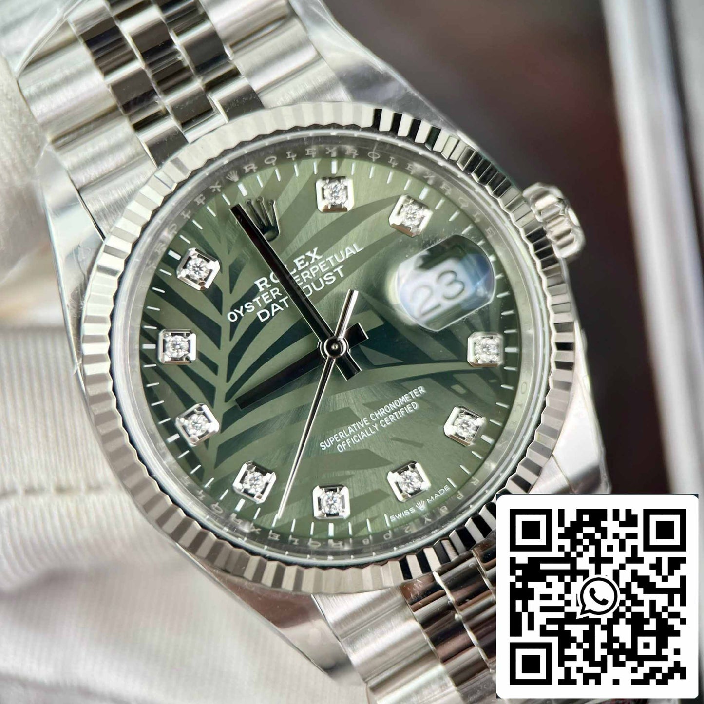 Rolex Datejust M126234-0055 36MM 1:1 Meilleure édition Clean Factory Cadran vert