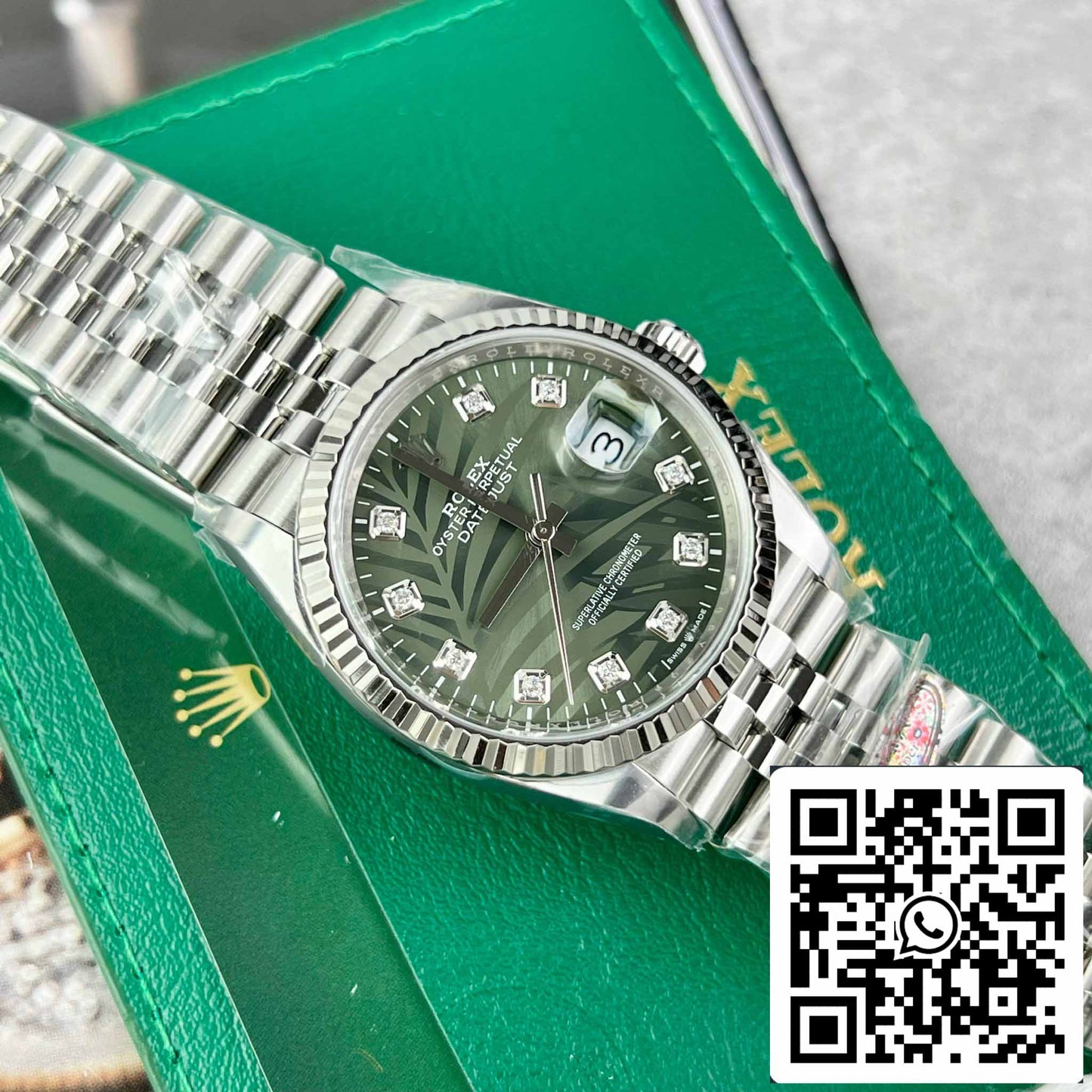 Rolex Datejust M126234-0055 36MM 1:1 Meilleure édition Clean Factory Cadran vert