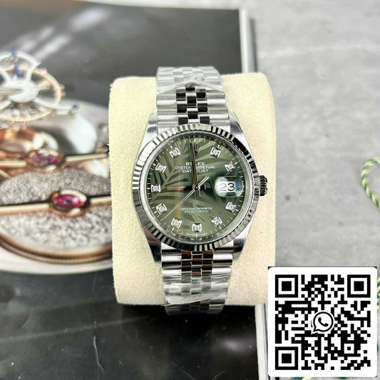 Rolex Datejust M126234-0055 36MM 1:1 Meilleure édition Clean Factory Cadran vert