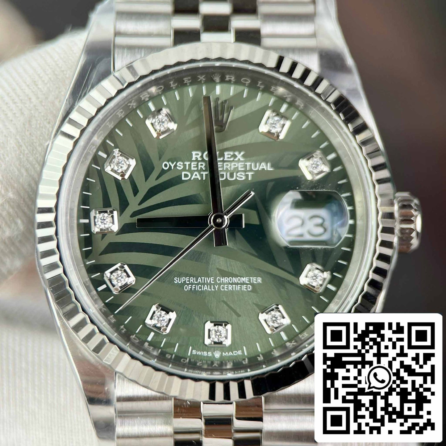 Rolex Datejust M126234-0055 36MM 1:1 Meilleure édition Clean Factory Cadran vert