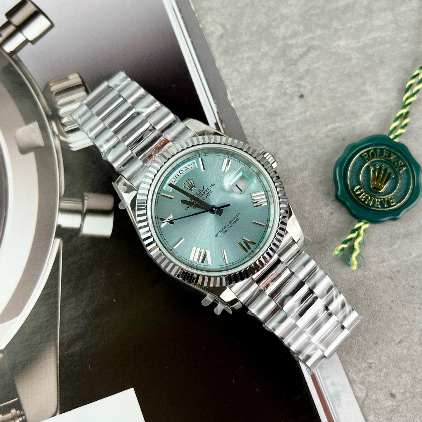 Rolex Day Date M228236-0012 Platin römisches Zifferblatt Beste 1:1 Edition GM Factory V2