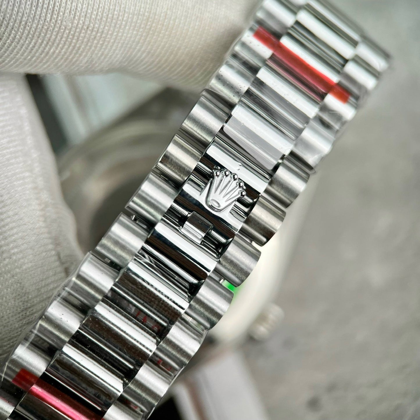 Rolex Day Date M228236-0012 Platin römisches Zifferblatt Beste 1:1 Edition GM Factory V2