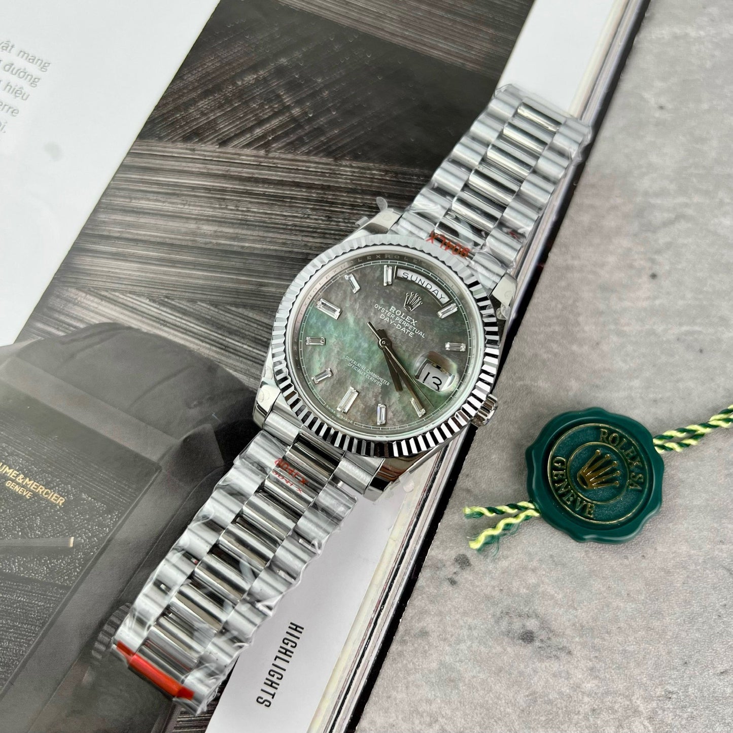 Rolex Day Date 40 228239 – Perlmutt-Zifferblatt, beste 1:1-Edition, GM Factory V2