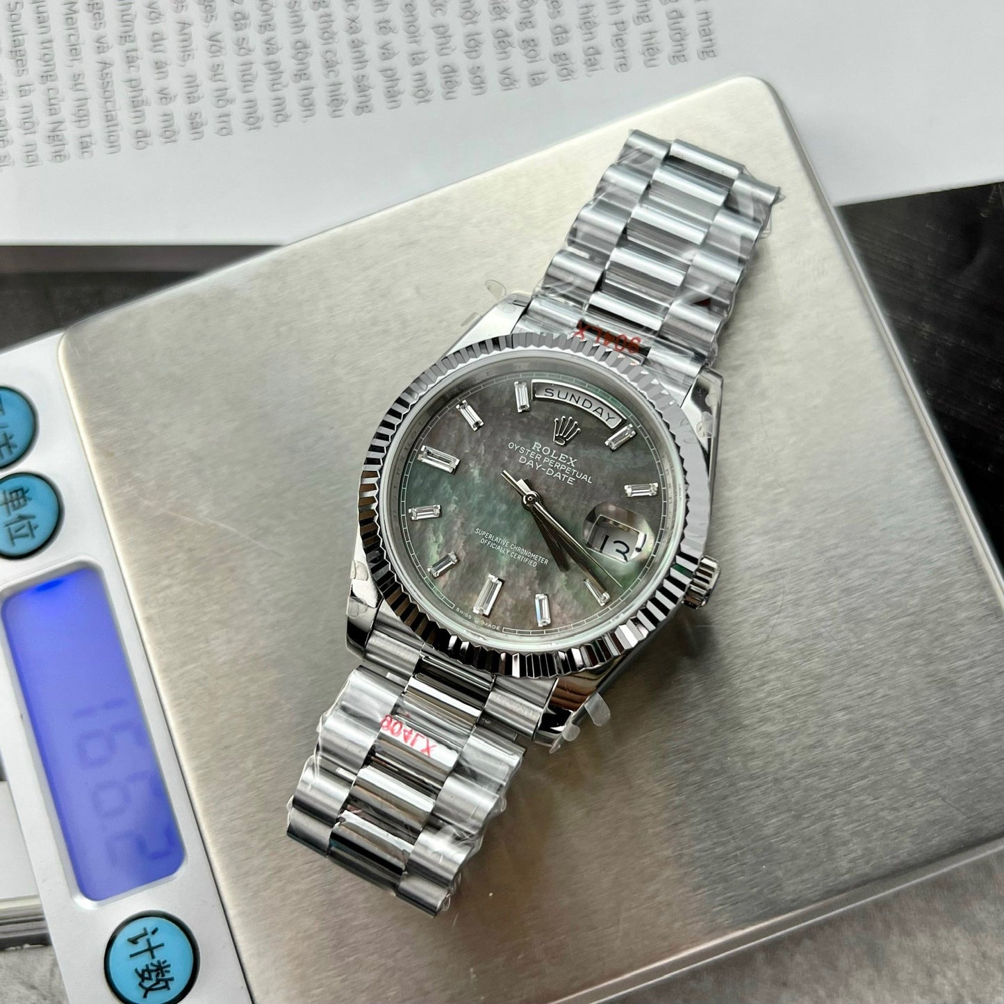 Rolex Day Date 40 228239 – Perlmutt-Zifferblatt, beste 1:1-Edition, GM Factory V2