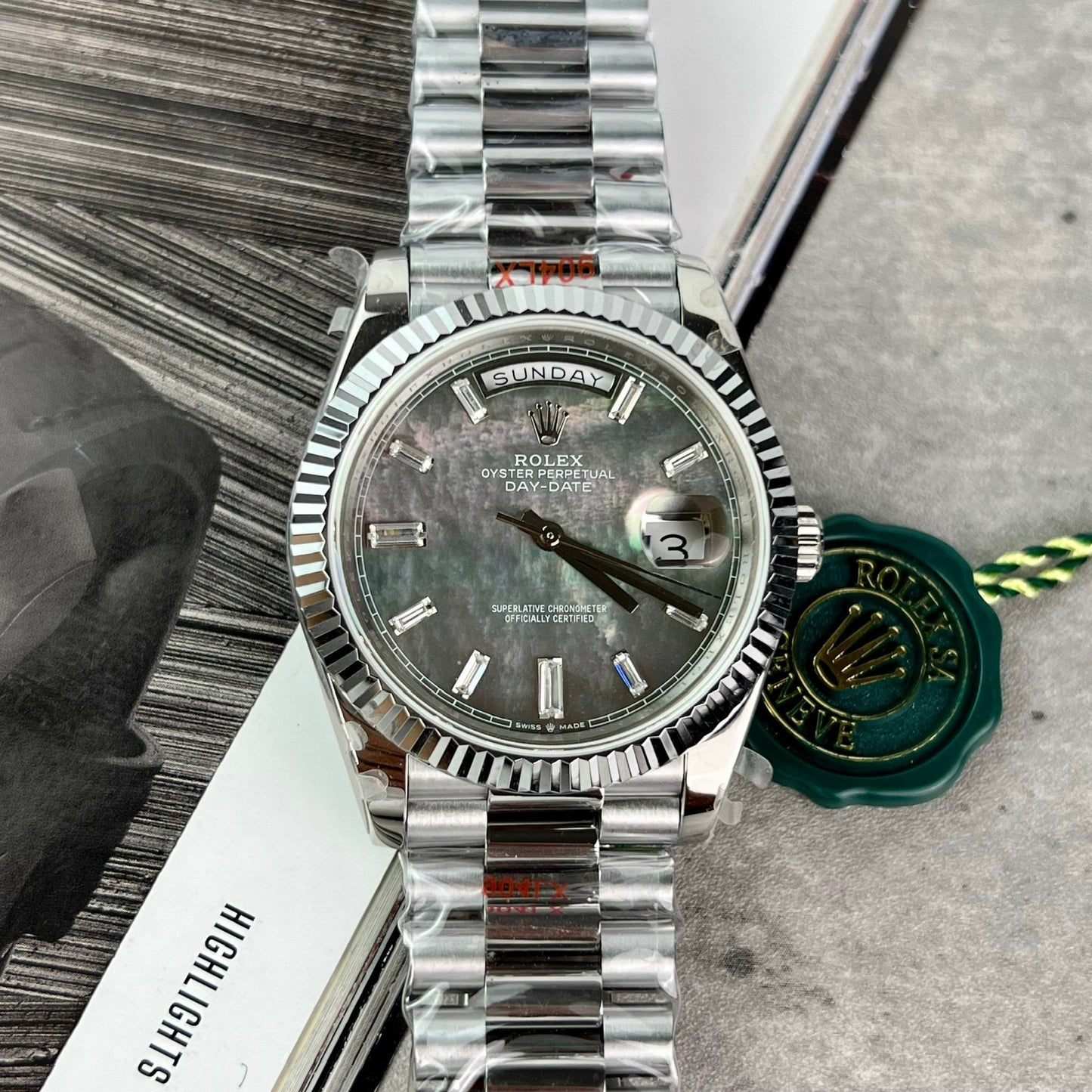 Rolex Day Date 40 228239 – Perlmutt-Zifferblatt, beste 1:1-Edition, GM Factory V2