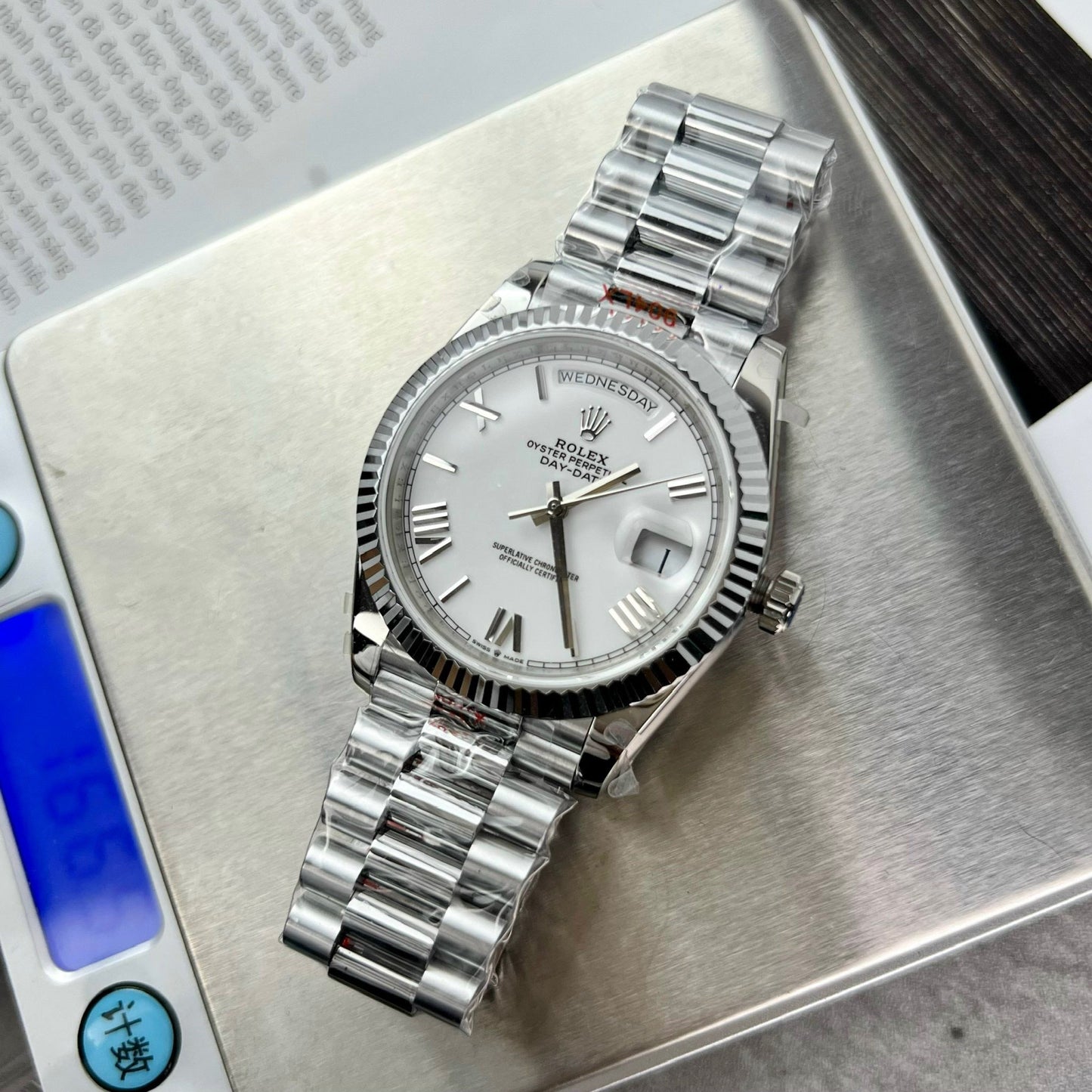 Rolex Day Date 40 mm 228238 President White Roman Best 1:1 Edition GM Factory V2