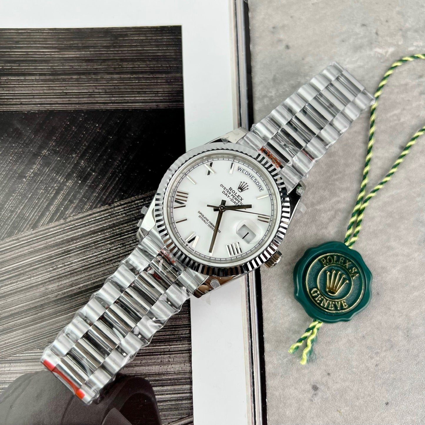 Rolex Day Date 40 mm 228238 President White Roman Best 1:1 Edition GM Factory V2