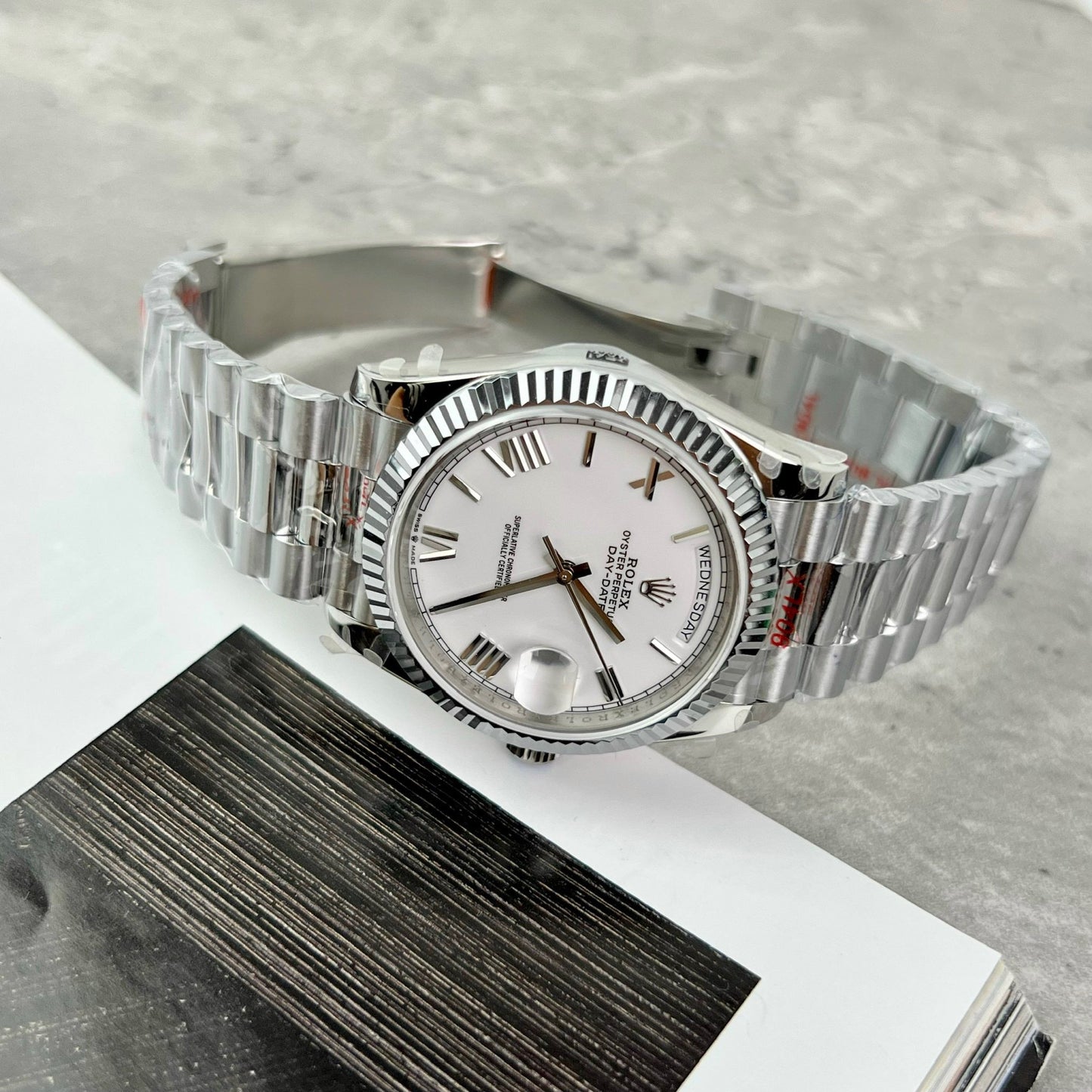 Rolex Day Date 40 mm 228238 President White Roman Best 1:1 Edition GM Factory V2