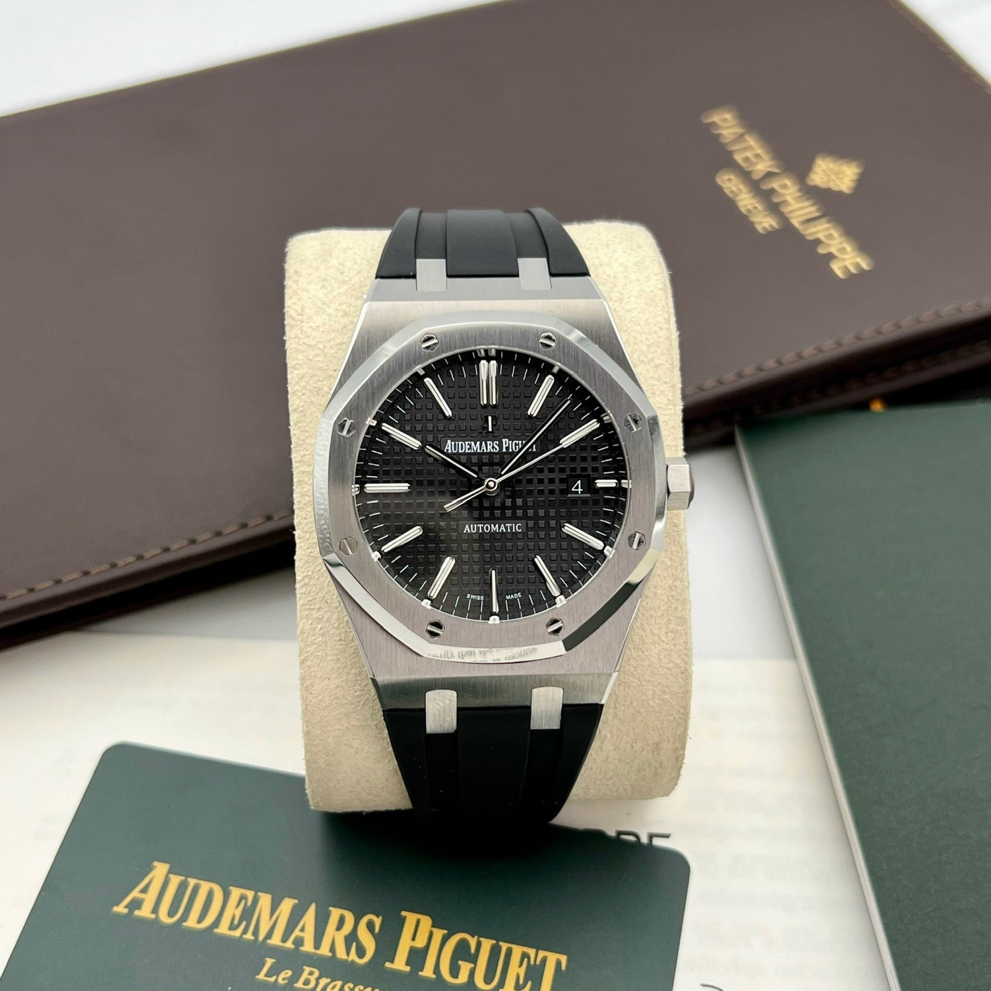 Audemars Piguet Royal Oak 15400 1:1 Best Edition APS Factory schwarzes Zifferblatt