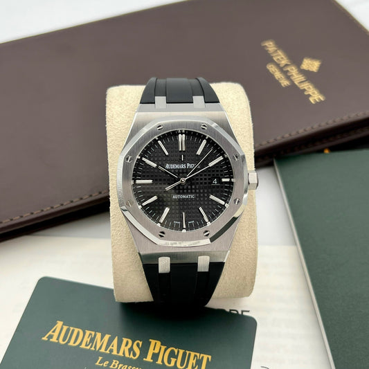 Audemars Piguet Royal Oak 15400 1:1 Best Edition APS Factory schwarzes Zifferblatt