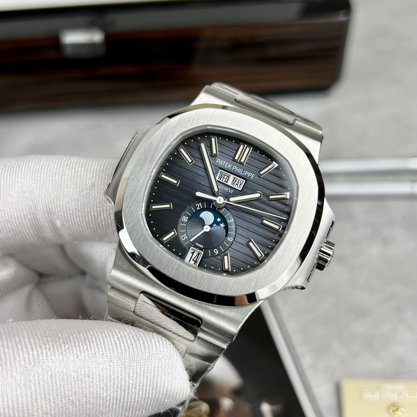 Patek Philippe Nautilus 5726/1A-014 V2 1:1 Best Edition PPF Factory Blue Dial