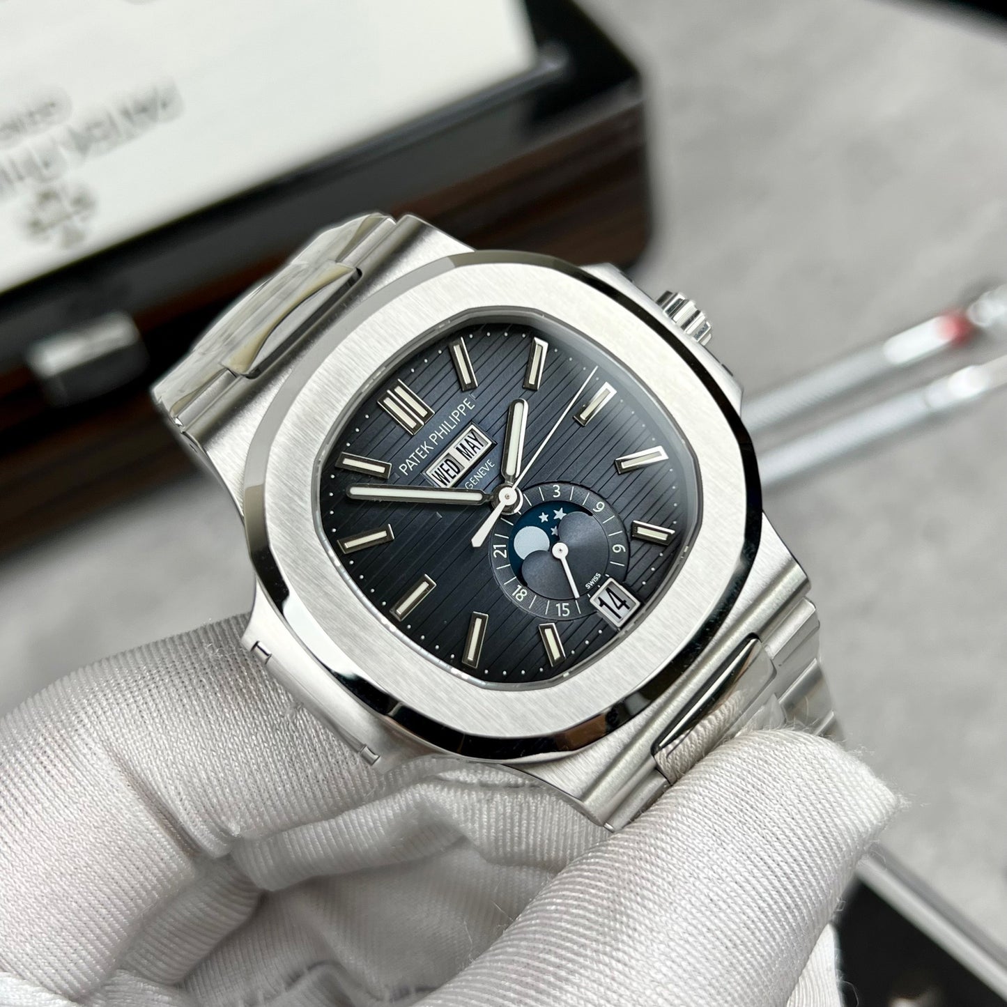 Patek Philippe Nautilus 5726/1A-014 V2 1:1 Best Edition PPF Factory Blue Dial