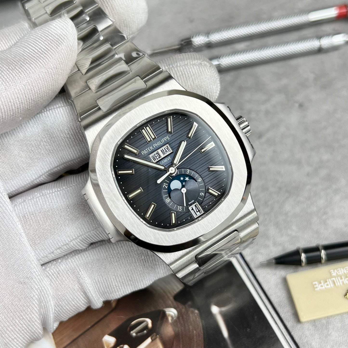 Patek Philippe Nautilus 5726/1A-014 V2 1:1 Best Edition PPF Factory Blue Dial