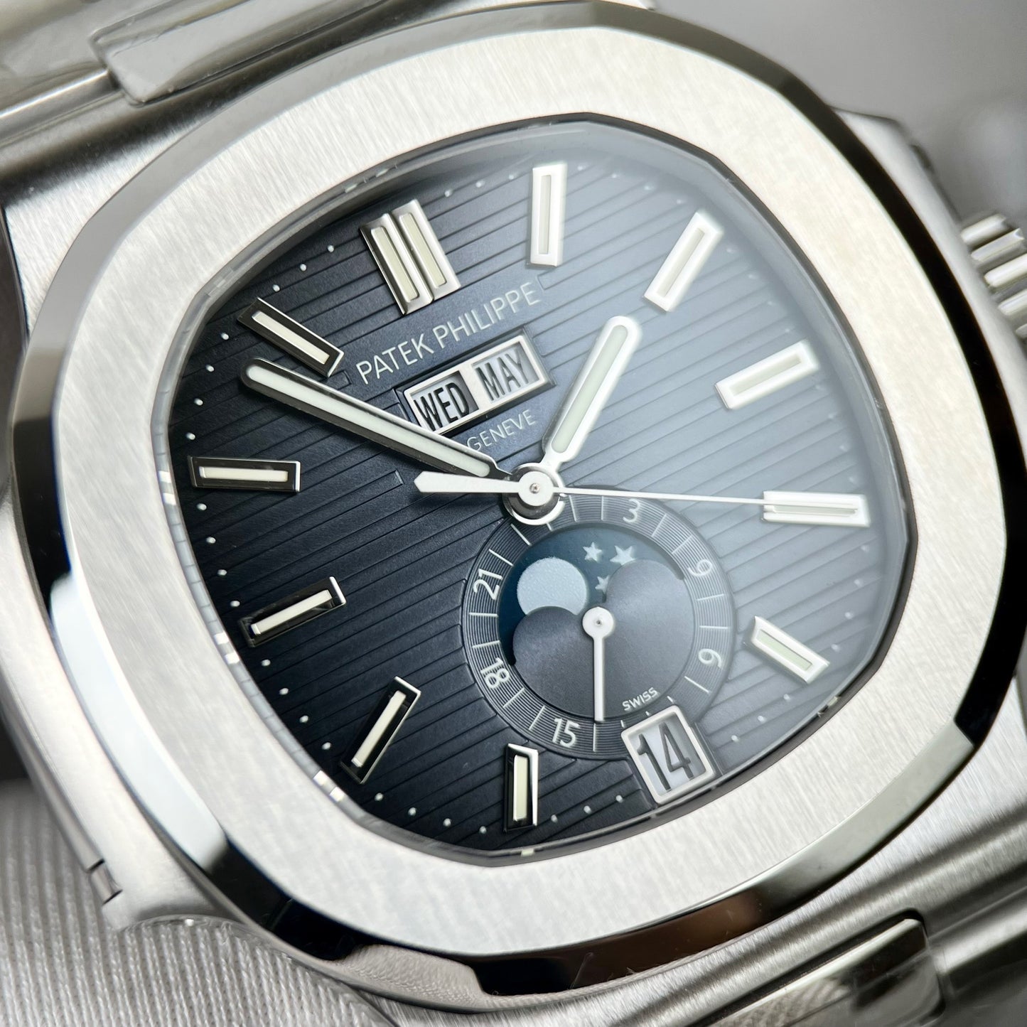Patek Philippe Nautilus 5726/1A-014 V2 1:1 Best Edition PPF Factory Blue Dial