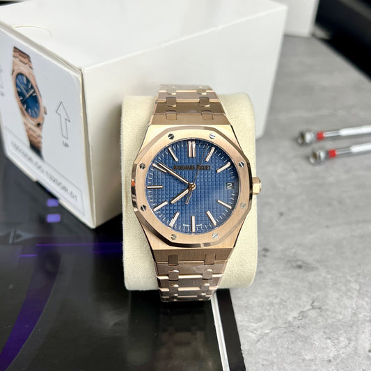 Audemars Piguet Royal Oak 15510 1:1 Best Edition APS Factory Blaues Zifferblatt Roségold