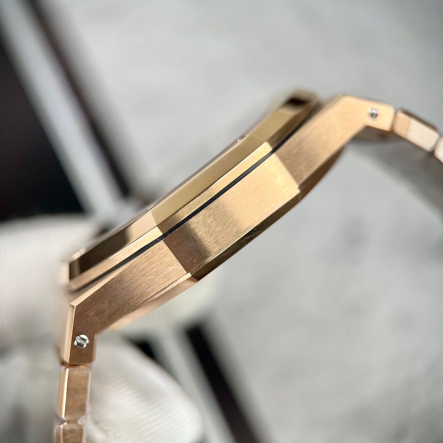 Audemars Piguet Royal Oak 15510 1:1 Best Edition APS Factory Cadran Bleu Or Rose