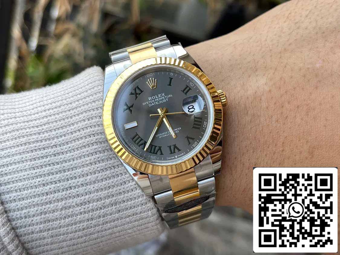 Rolex Datejust M126333-0019 1:1 Meilleure édition Clean Factory 41 mm Cadran Wimbledon Bracelet Oyster
